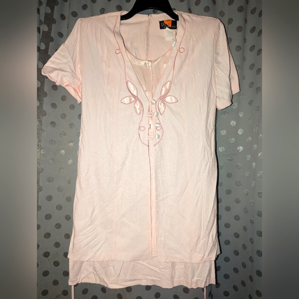 DAWN JOY FASHIONS Vintage Pink 1PC Dress 10